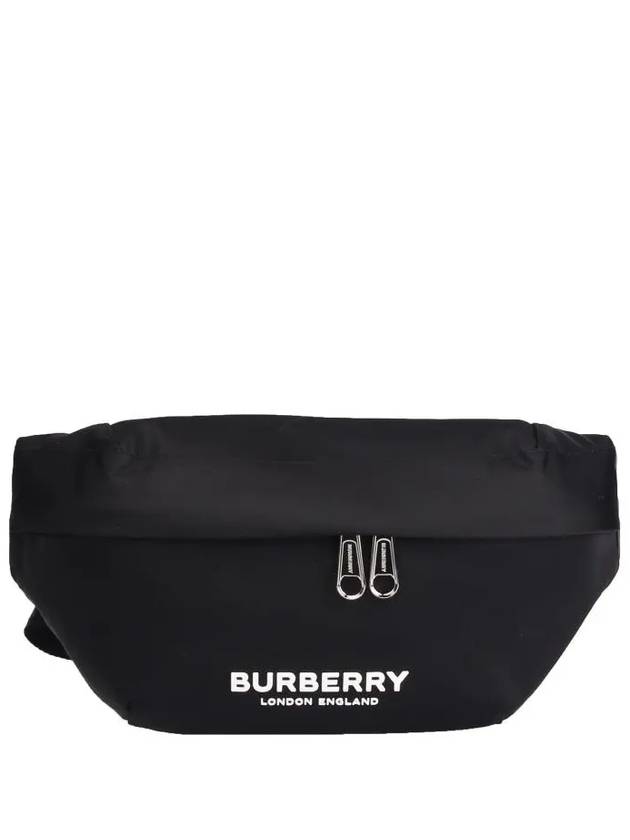 Logo Print Nylon Sonny Bum Belt Bag Black - BURBERRY - BALAAN 2