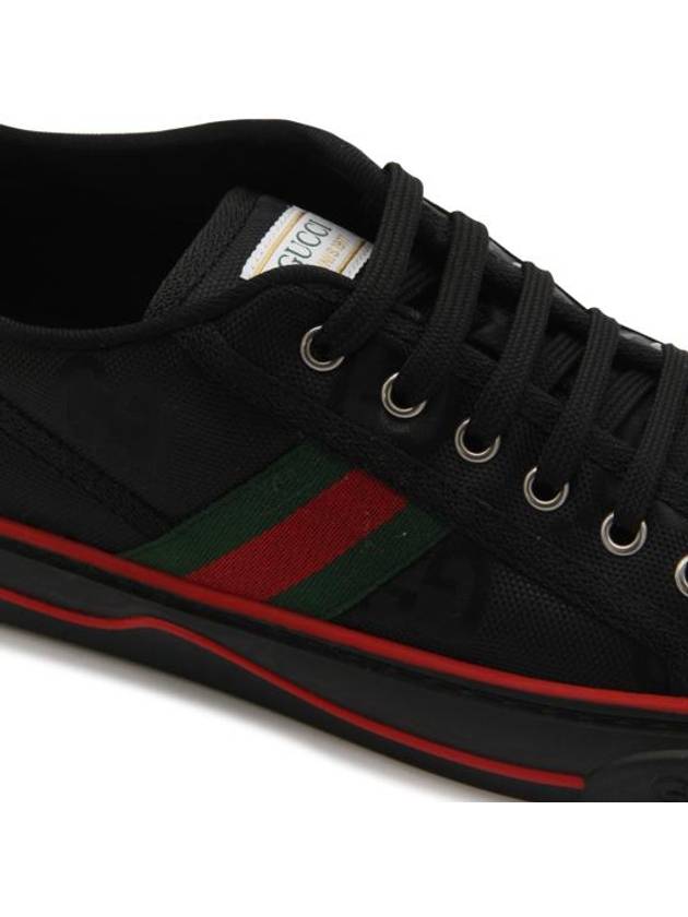 Tennis 1977 Off the Grid Low-Top Sneakers Black - GUCCI - BALAAN 7