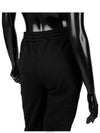 Women's Logo Patch Jogger Track Pants Black - MONCLER - BALAAN 4