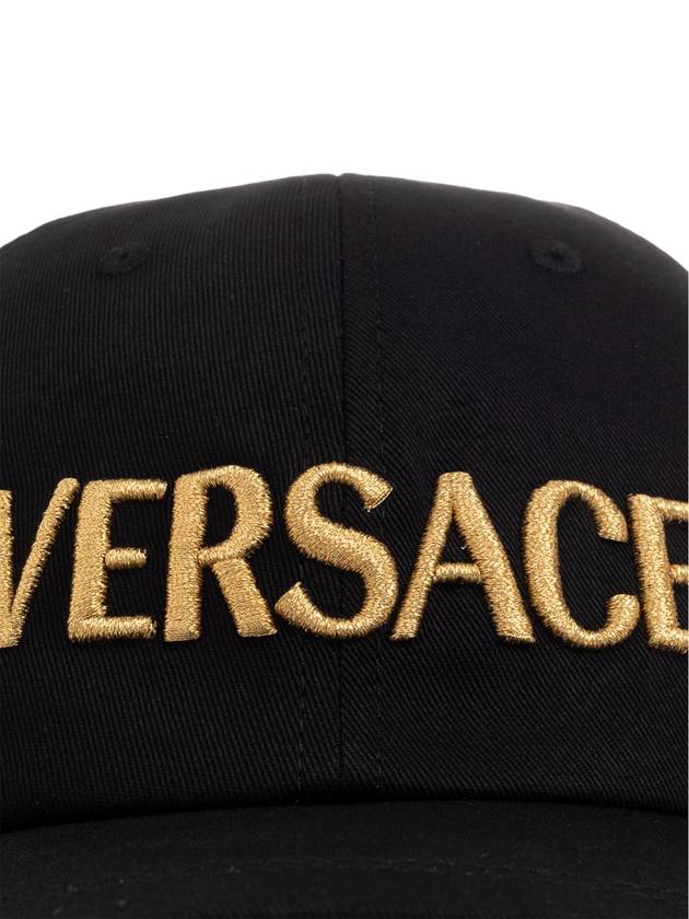 Logo Ball Cap Black - VERSACE - BALAAN 5