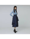 TAFFTA WIDE SKIRT PANTS NY navy - TIBAEG - BALAAN 2