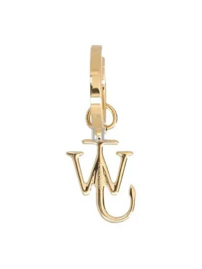 Logo Plaque Single Earring Gold - JW ANDERSON - BALAAN 2