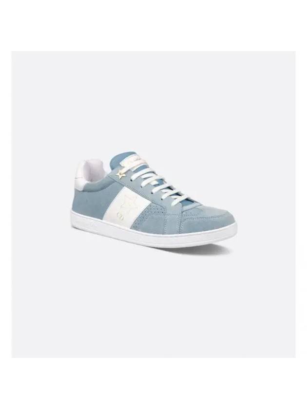 Star Sneakers Pastel Blue Suede Calfskin White - DIOR - BALAAN 1