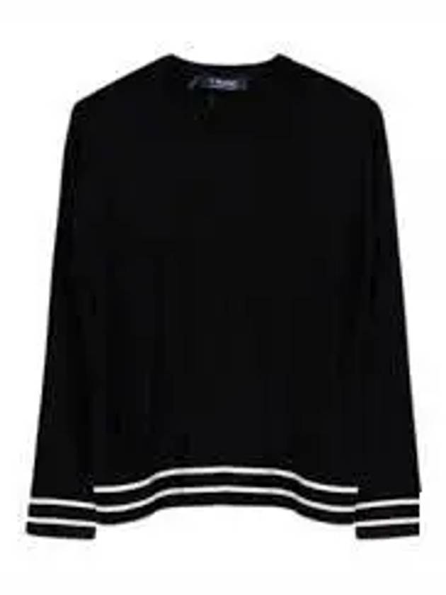 West Wool Knit Top Black - MAX MARA - BALAAN 2