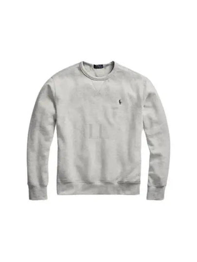 Embroidered Logo Pony Crew Neck Sweatshirt Grey - POLO RALPH LAUREN - BALAAN 2