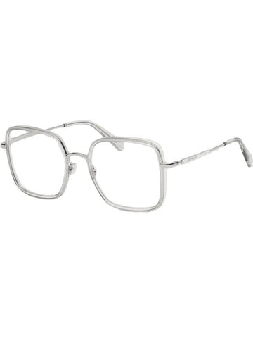 Eyewear Square Eyeglasses Silver - MONCLER - BALAAN 1