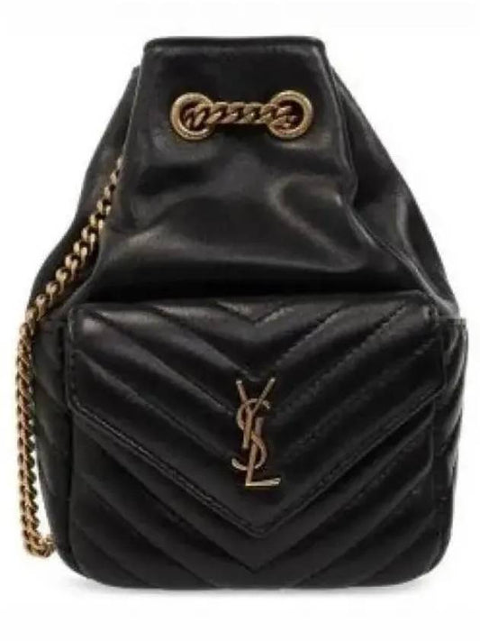 Joe Nano Mini Leather Bucket Bag Black - SAINT LAURENT - BALAAN 2