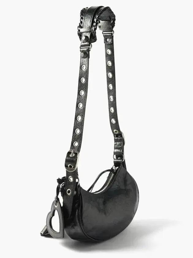 Le Cagole XS Lambskin Shoulder Bag Black - BALENCIAGA - BALAAN 5