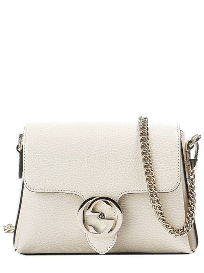 Interlogging G Chain Mini Shoulder Bag White - GUCCI - BALAAN 2