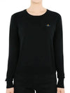 ORB Embroid Logo Knit Top Black - VIVIENNE WESTWOOD - BALAAN 2