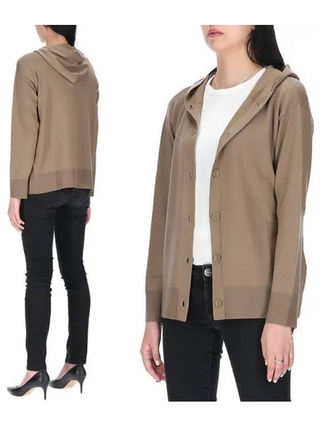 Pordoi Wool Cardigan Camel - MAX MARA - BALAAN 2