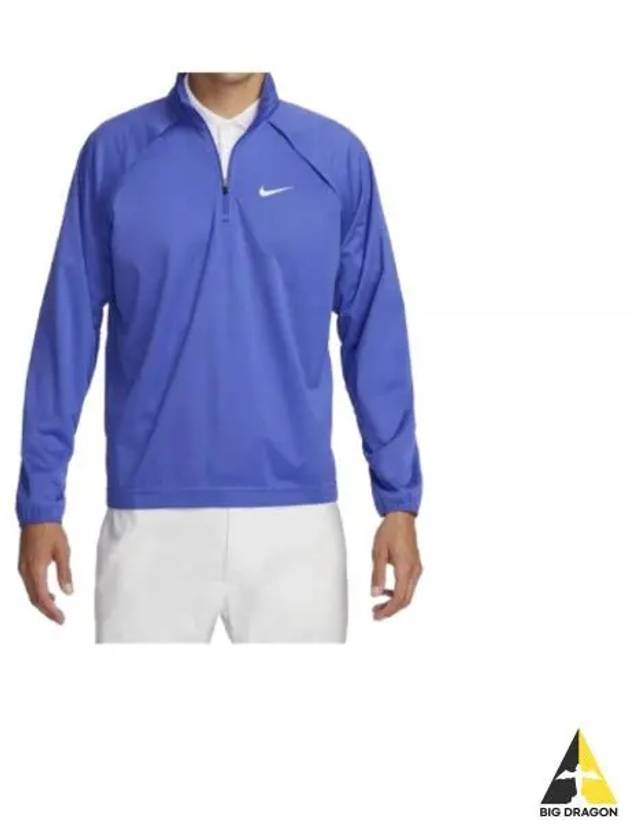 Golf Repel Tour Half Zip Jacket Blue - NIKE - BALAAN 2