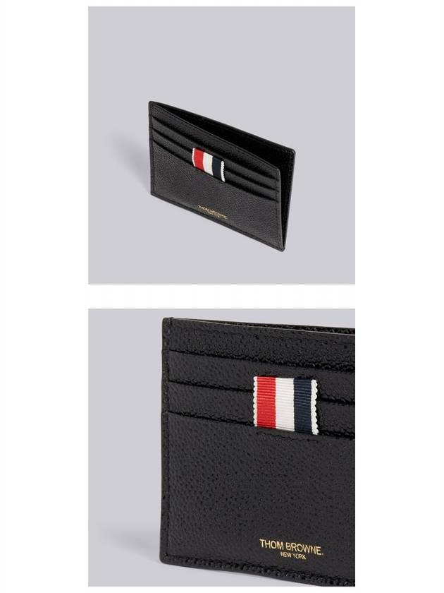 Note Compartment Card Wallet Black - THOM BROWNE - BALAAN 6