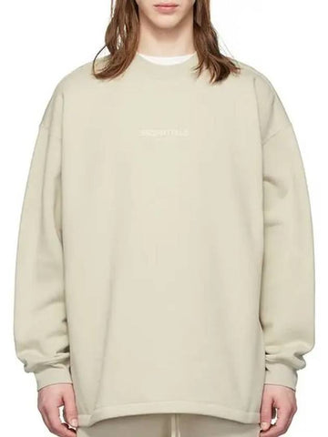 Flock logo relaxed fit crew neck sweatshirt wet 192BT212077F - FEAR OF GOD ESSENTIALS - BALAAN 1