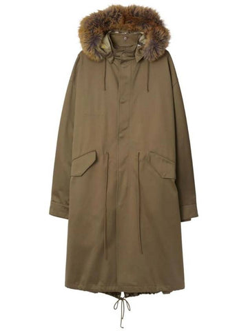 Cotton Hooded Parka 8079199 - BURBERRY - BALAAN 1