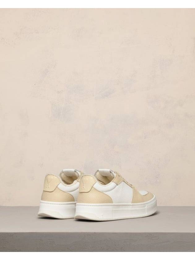 New Lace-Up Arcade Low-Top Sneakers Sand White - AMI - BALAAN 5