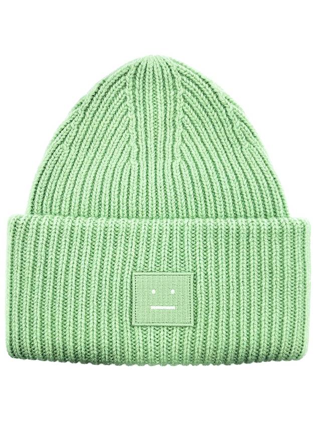 Large Face Logo Beanie Spring Green c40135 - ACNE STUDIOS - BALAAN 2