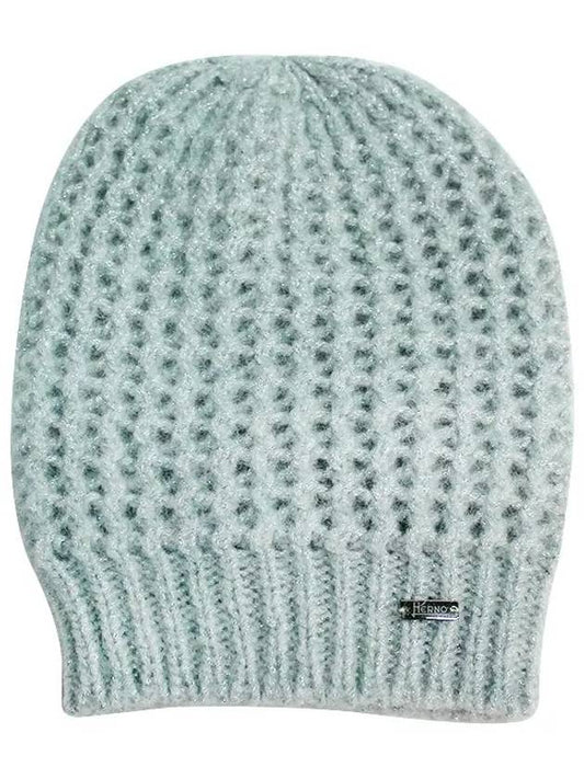 Logo Wool Beanie Light Blue - HERNO - BALAAN 2