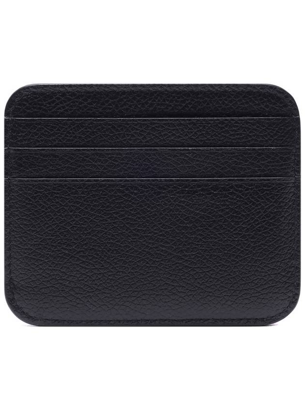 white logo 3-fold card wallet black - BALENCIAGA - BALAAN.