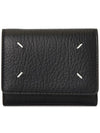 Zip Compact Tri-Fold Half Wallet Black - MAISON MARGIELA - BALAAN 2