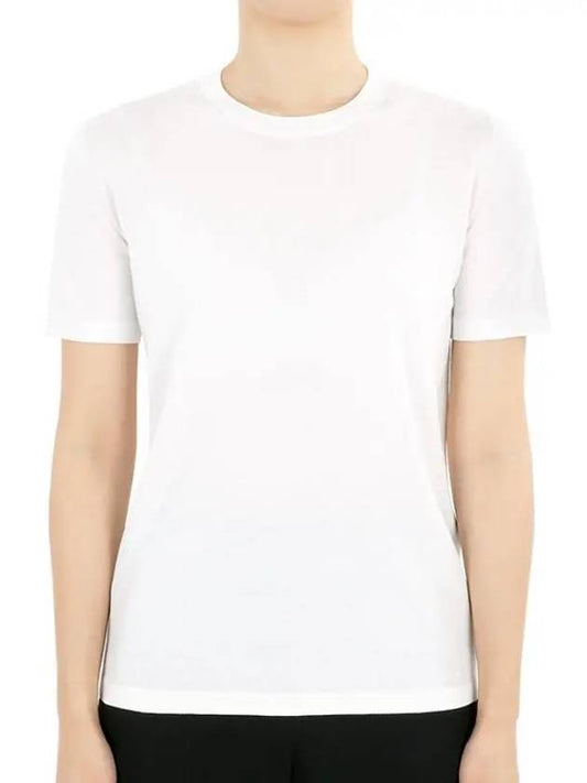 Angera Crewneck Cotton Short Sleeve T-Shirt White - LORO PIANA - BALAAN 2