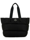 CARADOC logo patch padded tote bag black 5D000 15 M2170 999 - MONCLER - BALAAN 1