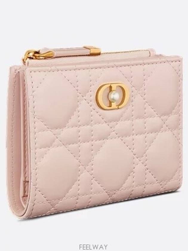 Dior Jolie Dahlia Wallet Powder Pink Cannage Lambskin - DIOR - BALAAN 2