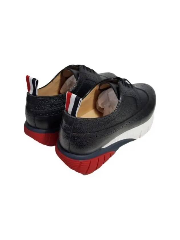 RWB Flex Sole Longwing Low Top Sneakers Black - THOM BROWNE - BALAAN 4