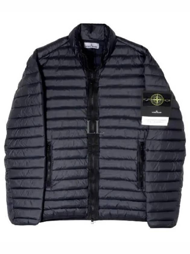 Men's Wappen Patch Padded Jacket Navy - STONE ISLAND - BALAAN 2