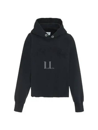 Logo Cotton Fleece Hoodie Black - MAISON MARGIELA - BALAAN 2