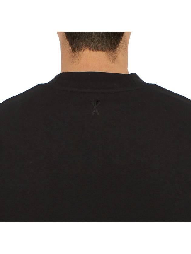 Alexandre Mattiussi Embroidered Logo Sweatshirt Black - AMI - BALAAN 8