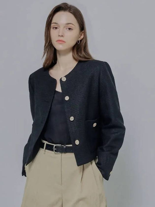 Light tweed cropped jacket - KELLY DONAHUE - BALAAN 2