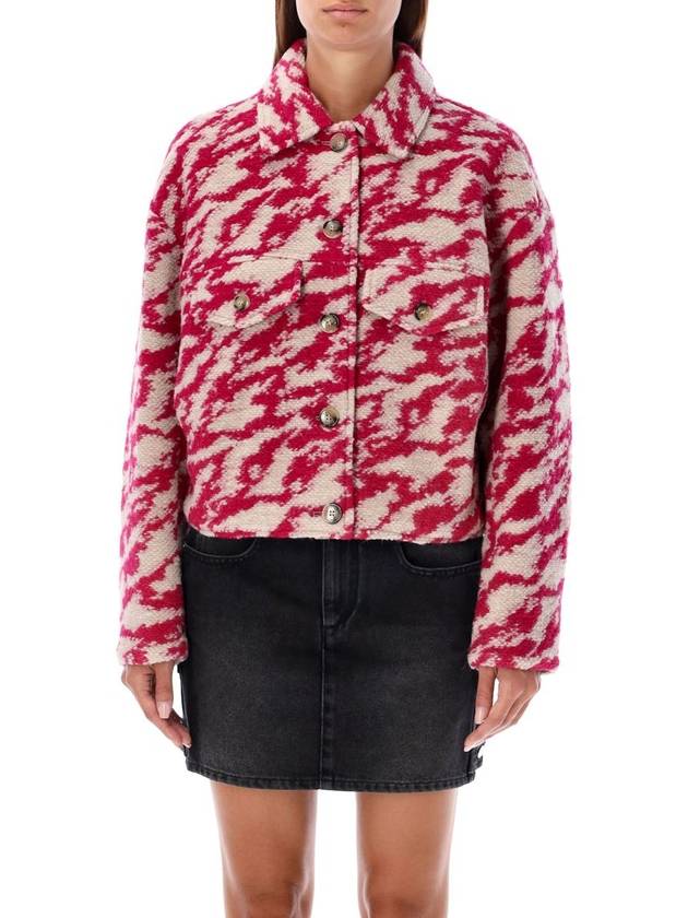 Ferida zebra jacket red beige - ISABEL MARANT ETOILE - BALAAN 2