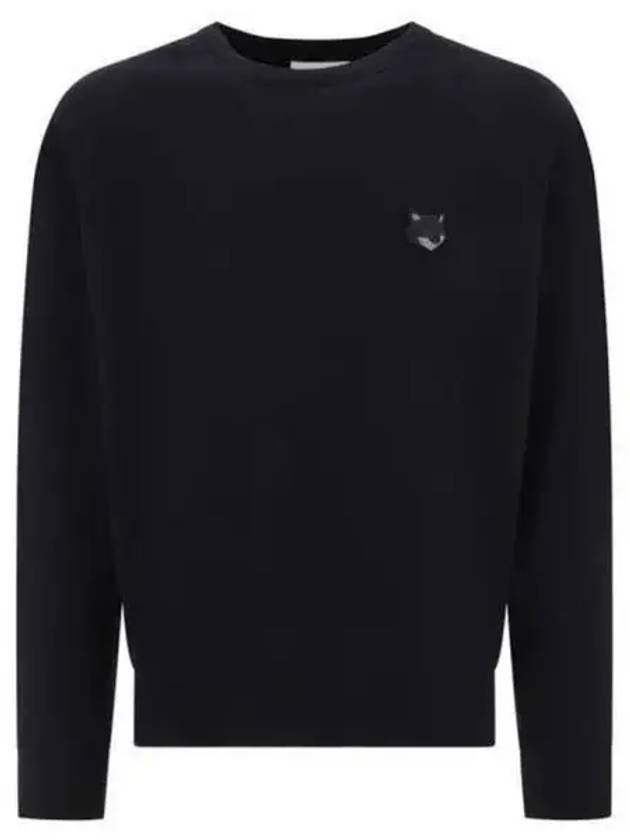 Bold Fox Head Patch Oversized Sweatshirt Black - MAISON KITSUNE - BALAAN 2