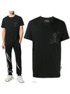 Skull Crystal Short Sleeve T-Shirt Black - PHILIPP PLEIN - BALAAN 2