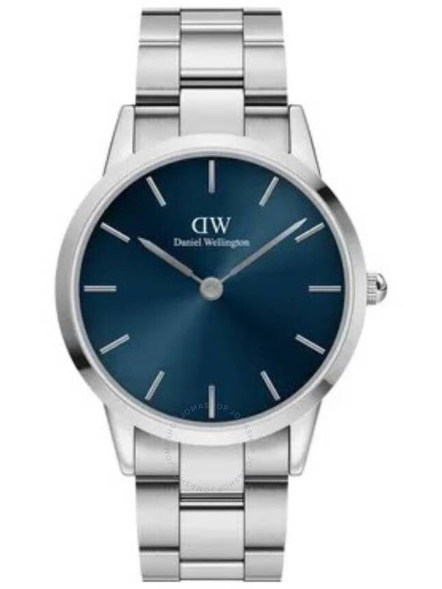 Daniel Wellington Iconic Link Arctic Quartz Blue Dial Watch DW00100448 - DANIEL WELLINGTON - BALAAN 1