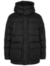 Tima Hooded Long Padding Black - DUVETICA - BALAAN 1