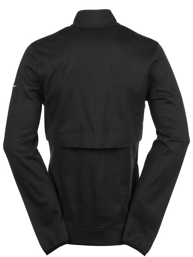 Golf Tour Half Zip Long Sleeve T-Shirt Black - NIKE - BALAAN 3