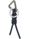 Bottega Veneta logo carabiner knot detail leather key holder - BOTTEGA VENETA - BALAAN 1