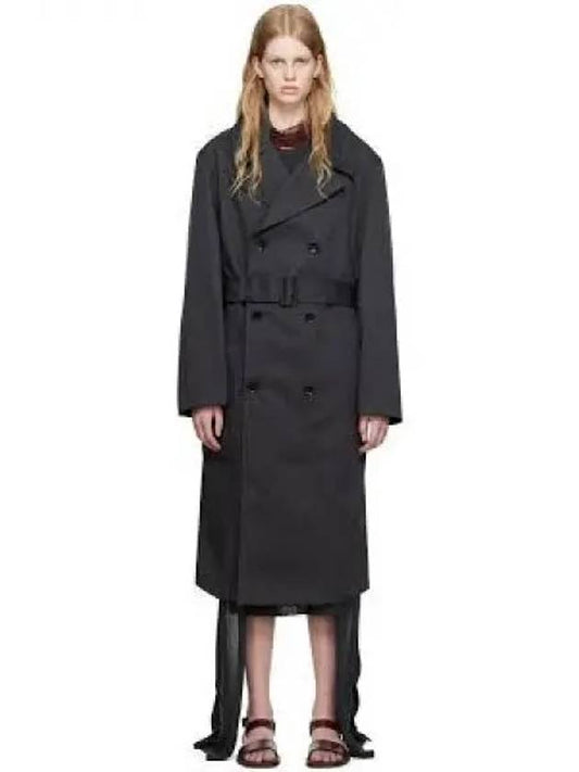 Military Double Breasted Trench Coat Grey - LEMAIRE - BALAAN 2