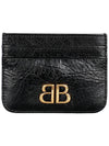 logo decorated leather card holder 7654632AAXB - BALENCIAGA - BALAAN 3