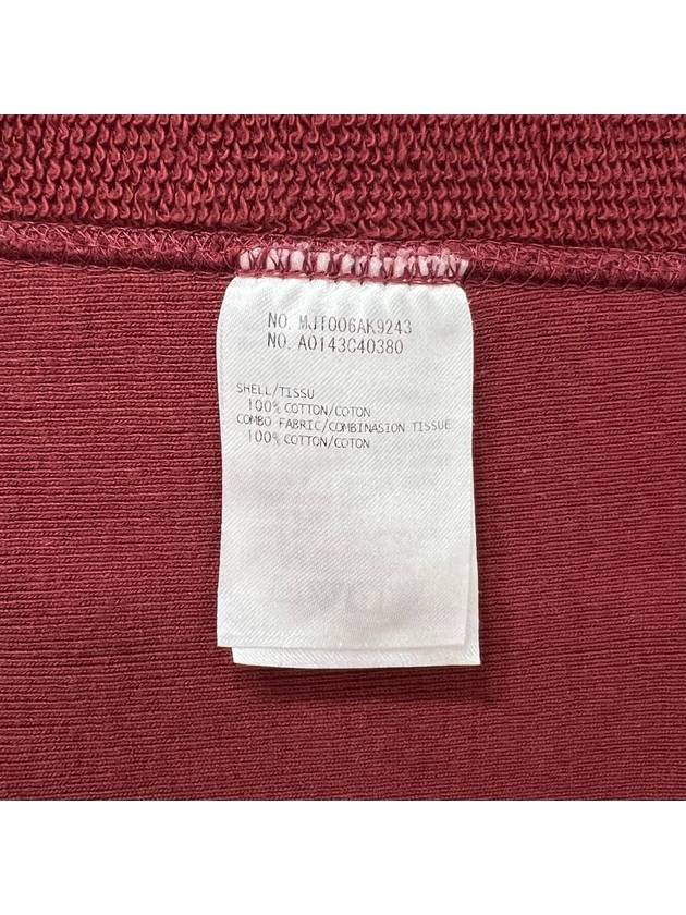 Thom Browne diagonal armband sweatshirt burgundy size 4 - MONCLER - BALAAN 8