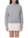 Boxy Micro Logo Sweatshirt Grey - A.P.C. - BALAAN 2