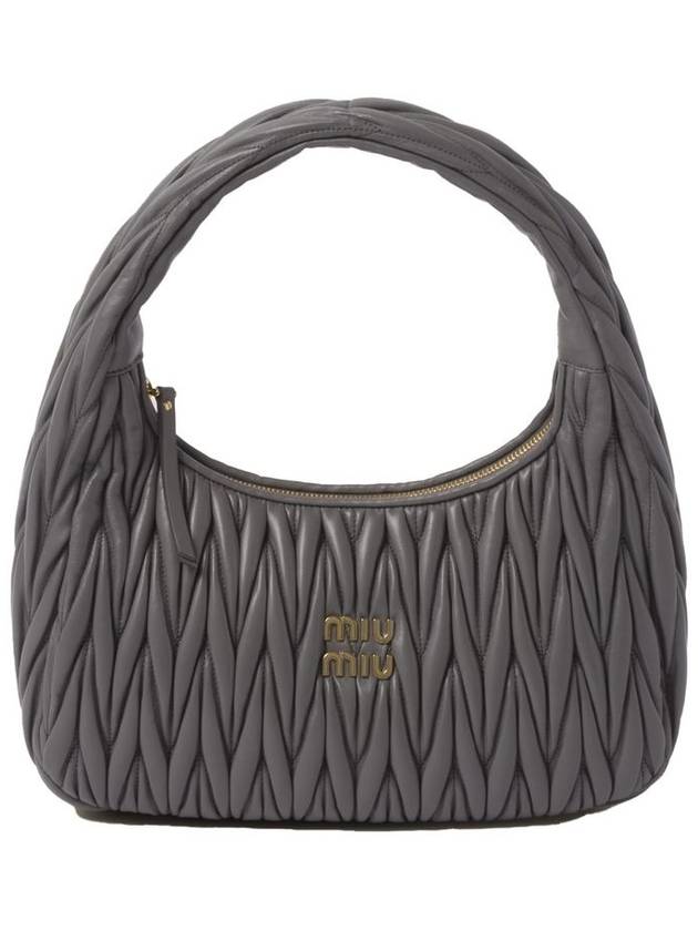 Miu Miu Wander Matelassé Nappa Leather Hobo Bag - MIU MIU - BALAAN 1