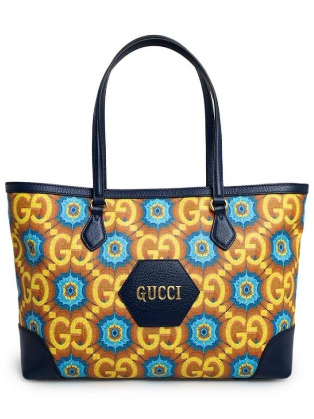 100 Ophidia Medium Tote Bag Blue - GUCCI - BALAAN 2