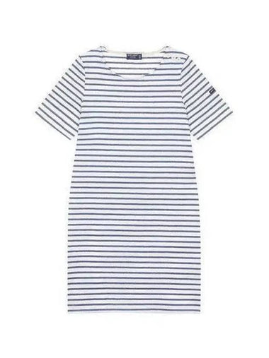 Women s Striped Short Sleeve Mini Dress NEIGEMARINE 1446 - SAINT JAMES - BALAAN 1