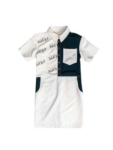 Ashura Logo Shirt Short Dress White - PLA.Y_P - BALAAN 1