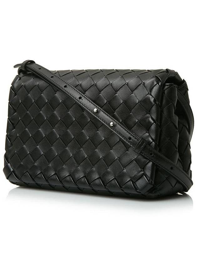 Intrecciato Cross Bag Black - BOTTEGA VENETA - BALAAN 3