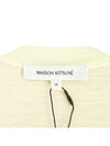 Baby Fox Patch Regular Cardigan Lemonade - MAISON KITSUNE - BALAAN 10