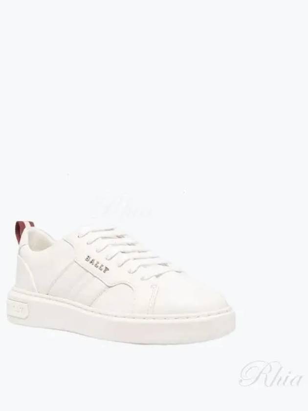 Women's New Maxim Leather  Low Top Sneakers White WK0050 NA003 U001 - BALLY - BALAAN 2